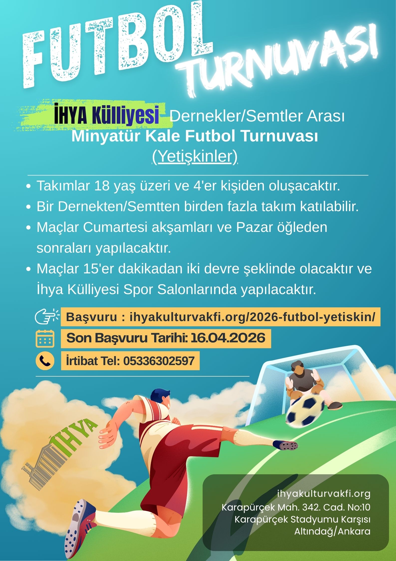 2026 Futbol Turnuvası Yetişkin